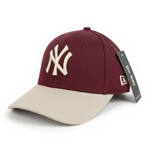 New Era New York Yankees Cap –Burgundy & Light Cream